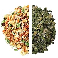 Dried Vegetable Flakes 2 LB + DRIED & WASHED CHOPPED GREEN ONION 8 OZ
