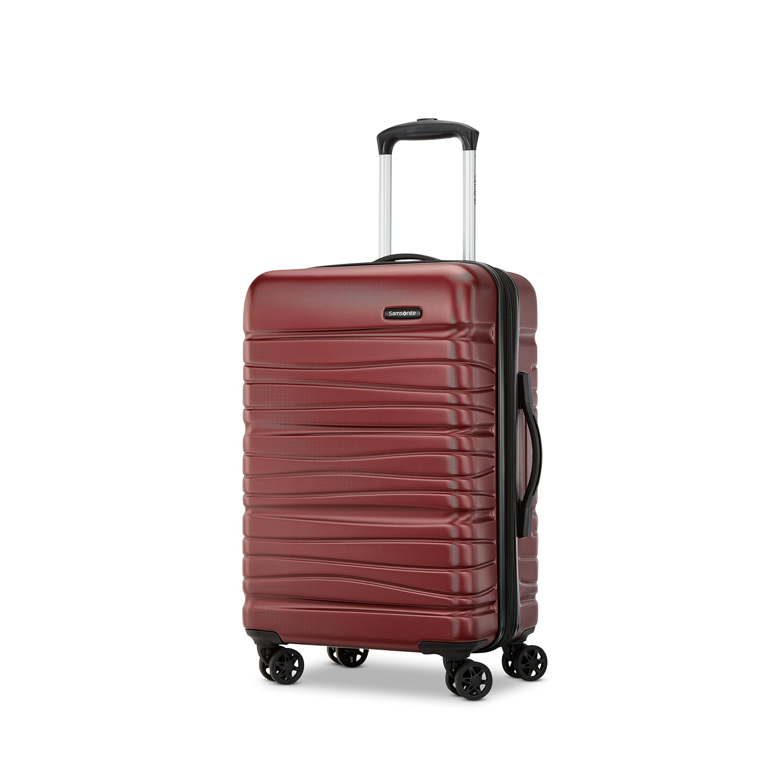Samsonite Evolve SE Hardside Expandable Luggage with Spinners | Matt Burgundy | 2PC SET (Carry-on/Large)