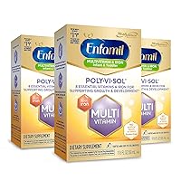Enfamil Poly-Vi-Sol Multivitamin Supplement Drops with Iron 50 mL (Packs of 3)