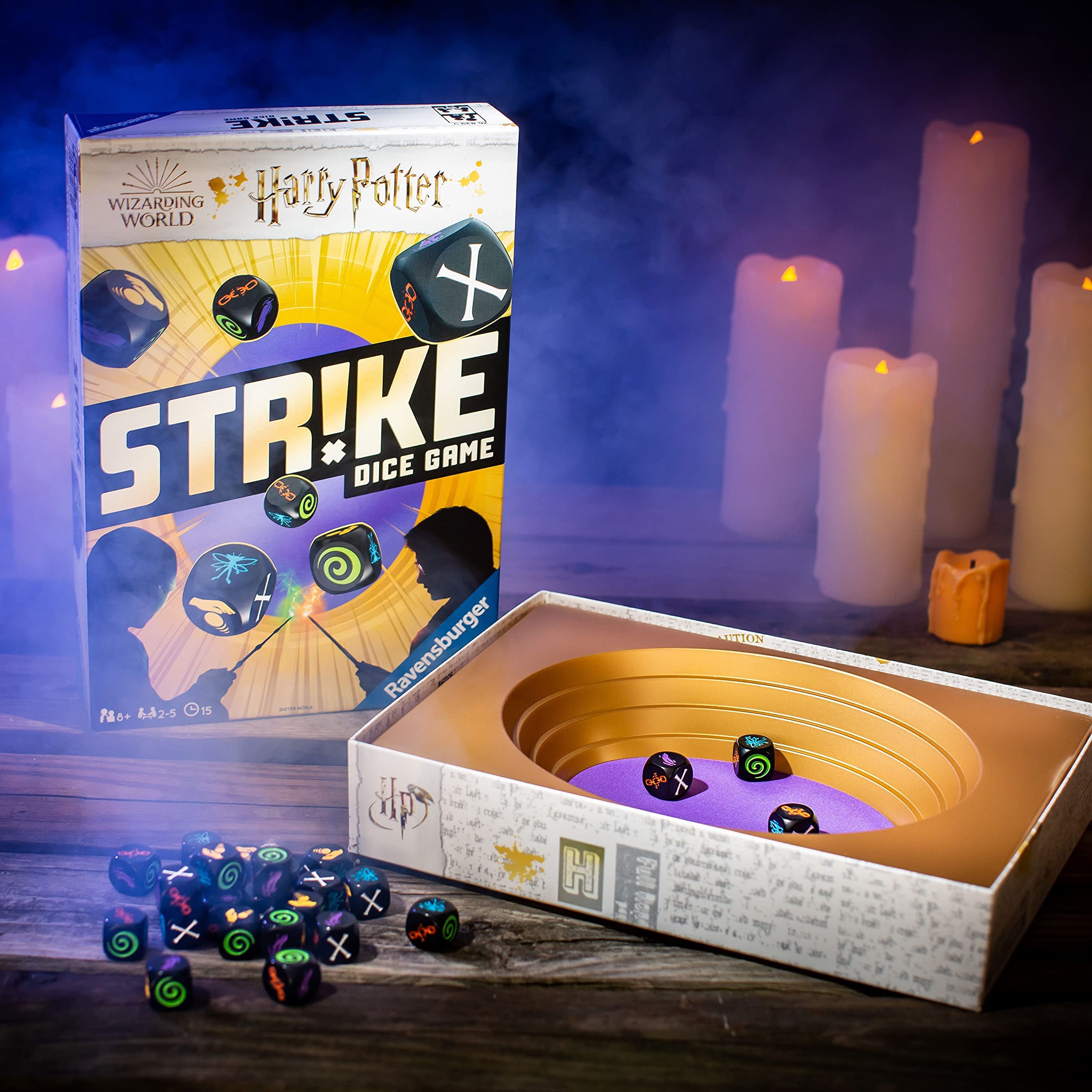 Ravensburger Harry Potter Strike Game for Kids and Adults , Blue