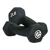 Echelon Dumbbells - 2 lb. Weight Set, Black (ECHDB-2)