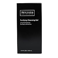 Purifying Cleansing Gel, Highly concentrated face wash deeply cleans pores and removes oil and impurities, oil control cleanser for fresh, refined skin, 3.4 Fl oz