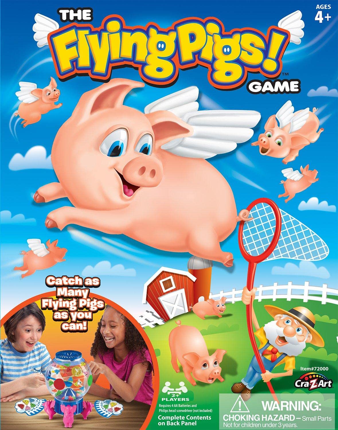 Cra-Z-Art Flying Pigs Family Fun Game, Kids Ages 4 Years and Up
