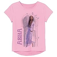 Disney Girls Wish Movie Asha Star & Valentino Short Sleeve T-Shirt-Sizes 2-16