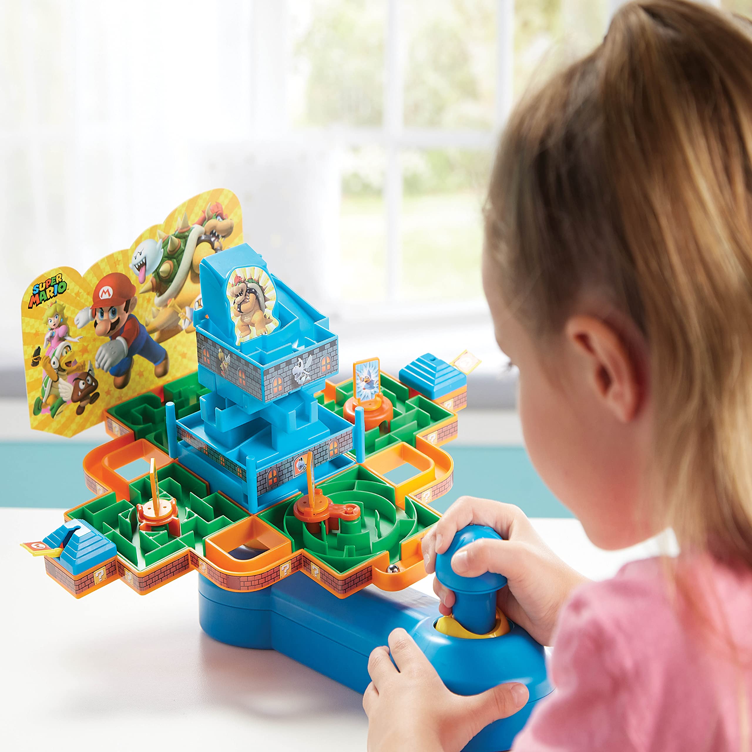 EPOCH Super Mario Maze Game Deluxe from, Single Player Tabletop Action Game for Ages 4+, Multi
