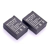 2-Pack (Qty: 2) Power Batteries for GoPro HD HERO3, HERO3+ and GoPro AHDBT-201, AHDBT-301, AHDBT-302