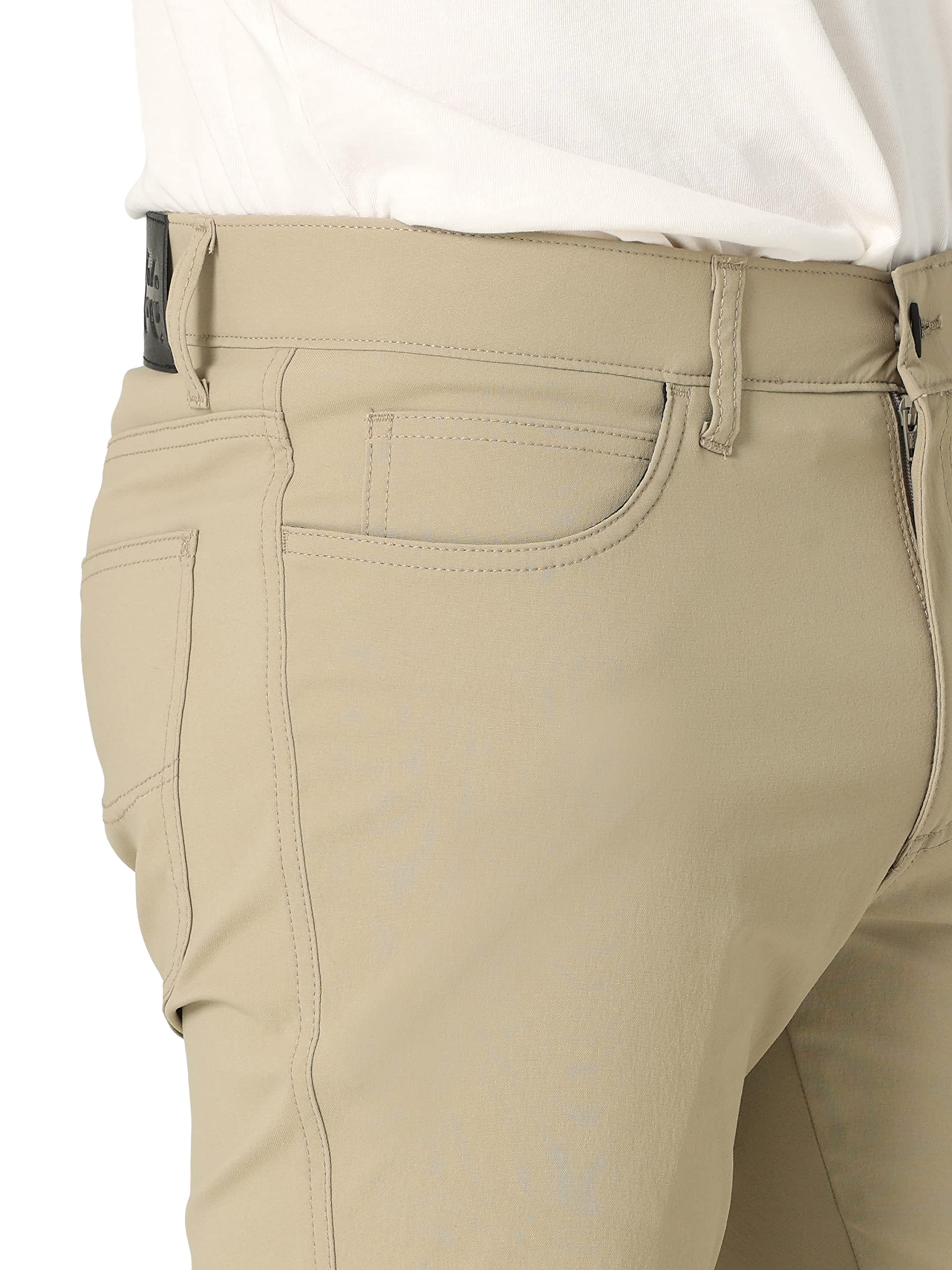 Lee Men's Extreme Motion 5 Pocket Synthetic Slim Fit Pant