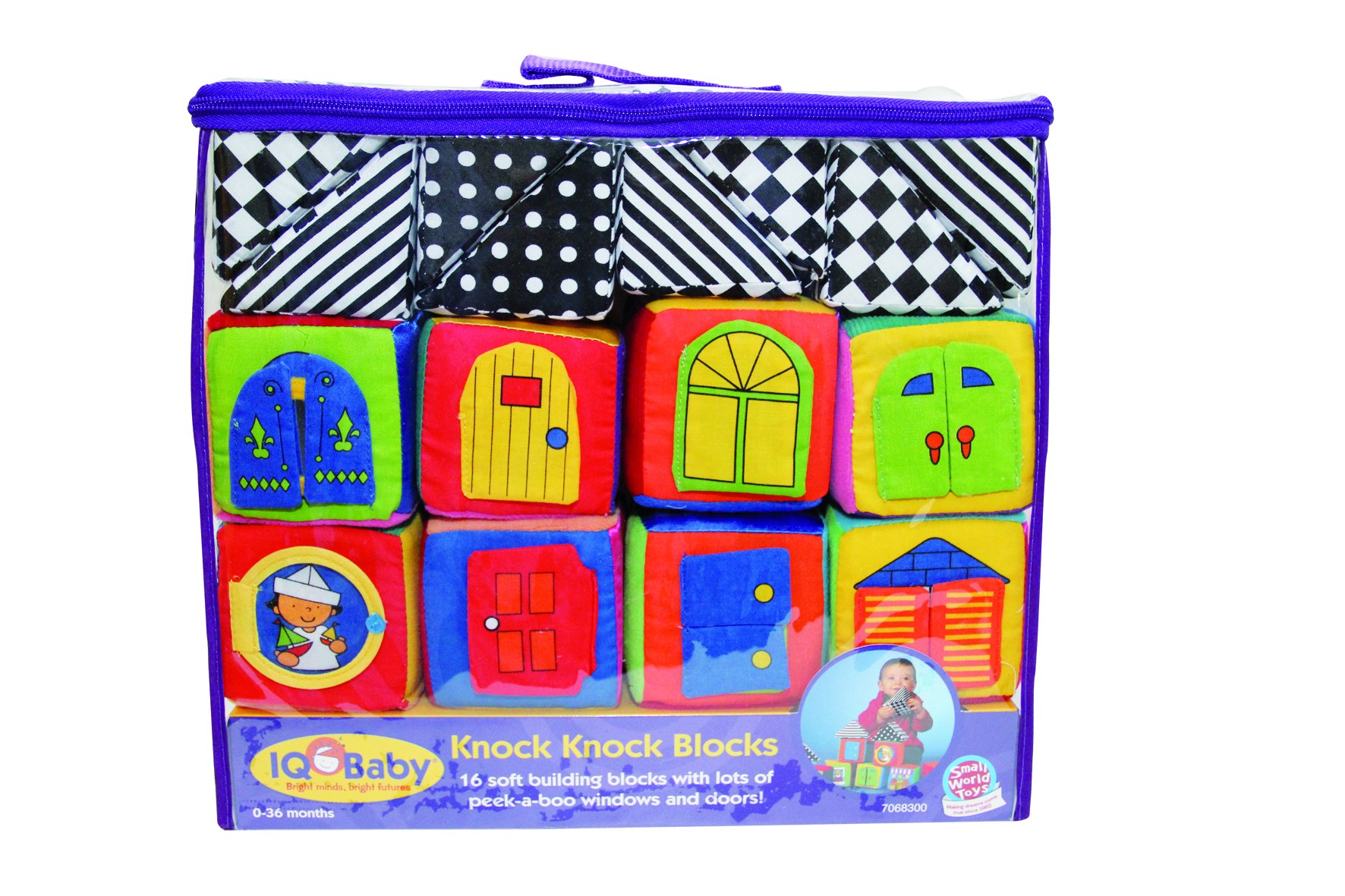 IQ Baby - SWT7068300 Small World Toys - Knock-Knock Blocks