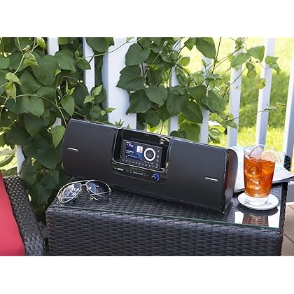 SiriusXM SXSD2 Portable Speaker Dock Audio System for Dock and Play Radios (Black) (Renewed)