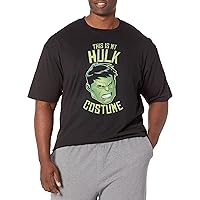Marvel Big & Tall Classic Hulk Costume Men's Tops Short Sleeve Tee Shirt