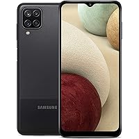 SAMSUNG Samsung Galaxy A12 (A125M) 64GB Dual SIM, GSM Unlocked, (CDMA Verizon/Sprint Not Supported) Smartphone Latin American Version No Warranty (Black)