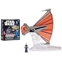 STAR WARS Micro Galaxy Squadron Asajj Ventress’s Ginivex Starfighter Mystery Bundle - 3-Inch Light Armor Class Vehicle and Scout Class Vehicle with Accessories - Amazon Exclusive