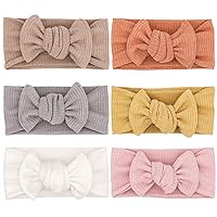 Baby Girls Headbands with Bows Infant Toddler Headwrap Hair Accessories