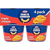 Kraft Triple Cheese Macaroni & Cheese 2.05 Oz Cups, 4 Ct