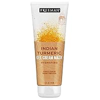 Indian Tumeric Hydrating Gel Cream Mask, 6 fl oz Freeman Indian Tumeric Hydrating Gel Cream Mask, 6 fl oz