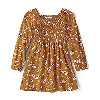 The Children's Place baby girls Floral Smocked Dress