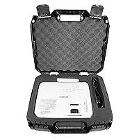 CASEMATIX Home Video Projector Hard Case Compatible with PowerLite and Home Cinema DLP WXGA 1080p 3D Projectors for Select Models Pro EX9200, 1781W, 1761W, 1284,640, 740HD, 1040 and More, Case Only