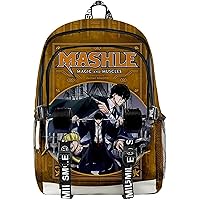 Anime Mashle: Magic and Muscles Backpack Mash Burnedead Laptop School Bag Bookbag 1