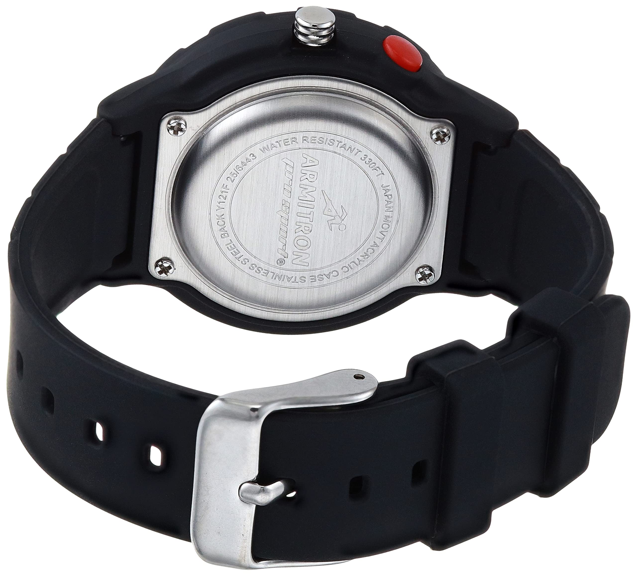 Armitron Sport Unisex Easy to Read Silicone Strap Watch, 25/6443