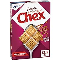 Maple Brown Sugar Chex Cereal, Gluten Free Breakfast Cereal, Made with Whole Grain, 12.8 OZ