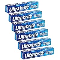 Ultrabrite Clean Mint All in One Advanced Whitening Toothpaste 6 oz (6 Pack)