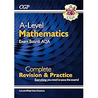 A-Level Maths AQA Complete Revision & Practice (with Online Edition & Video Solutions) A-Level Maths AQA Complete Revision & Practice (with Online Edition & Video Solutions) Kindle Paperback