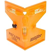 Johnson Level & Tool 175-O Orange Post & Pipe Level, 4