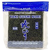 Tokyo Nori Sushi Nori Sheets - 50 Full Sheet - Medium Roasted Seaweed Sheets - Tender Nori Sheets for Sushi