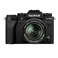 Fujifilm X-T5 Mirrorless Digital Camera XF18-55mm Lens Kit - Black (Renewed)