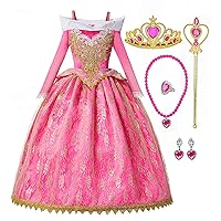 Sleeping Beauty Princess Aurora Party Dress Girls  Costume Dress  K89 
