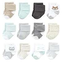 Luvable Friends Unisex Baby Newborn and Baby Terry Socks