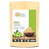 Organic Amla Powder Pure Indian Gooseberry With Vitamin C Amalaki Natural Alma Fruit Powder For Hair Growth Immune Support Emblica Officinalis 5.3 oz /150 GMS
