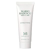Mario Badescu Ginkgo Mask, Hydrating Skin Care Face Mask for Men and Women with Shea Butter and Vitamin E, Nourishing Facial Mask for Softer, Smoother, Radiant Complexion, 2.5 Oz
