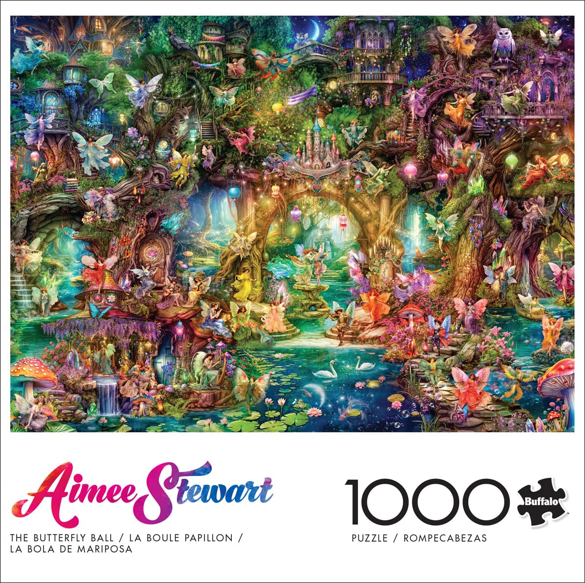 Buffalo Games - Aimee Stewart - The Butterfly Ball - 1000 Piece Jigsaw Puzzle for Adults Challenging Puzzle Perfect for Game Nights - Finished Size 26.75 x 19.75