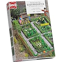 Busch 1254 Farm Garden & Accessories HO Scale Scenery Kit
