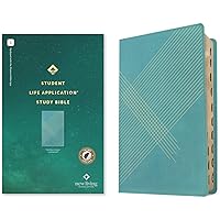 NLT Student Life Application Study Bible (LeatherLike, Teal Blue Striped, Indexed, Red Letter, Filament Enabled) NLT Student Life Application Study Bible (LeatherLike, Teal Blue Striped, Indexed, Red Letter, Filament Enabled) Imitation Leather