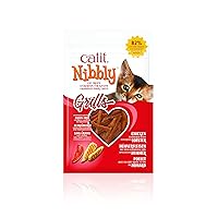 Catit Nibbly Grills Cat Treats, Chicken & Lobster Recipe - Grain-Free Cat Treat White 1.06 Ounce (Pack of 1)