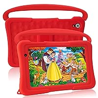 8inch Kids Tablet Android 12, Quad-core Processor,Faster Speed 3GB RAM+32GB ROM, 1280x800 IPS Screen, 2+5MP Dual Camera, Support WiFi & Bluetooth,4000mAh Battery, Google GMS Certified (Red)