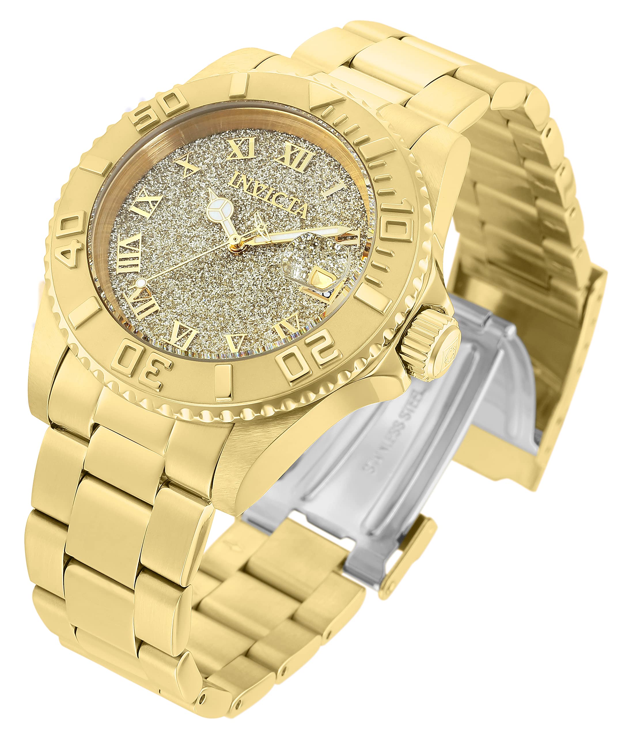 Invicta Women's Angel Stainless Steel Swiss-Quartz Watch with Stainless-Steel Strap