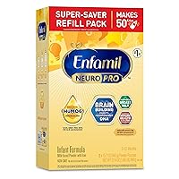 Enfamil NeuroPro Baby Formula, MFGM* 5-Year Benefit, Expert-Recommended Brain-Building Omega-3 DHA, Exclusive Immune Supporting HuMO6 Blend, Infant Formula Powder, Baby Milk, 31.4 Oz