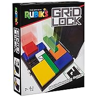 Rubik’s Cube Gridlock Game, The Problem-Solving Puzzle Game Inspired by The Classic Brain Teaser Fidget Toy, for Adults & Kids Ages 7+