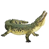 MOJO Crocodile with a Moving Jaw Realistic International Wildlife Toy Replica Hand Painted Figurine