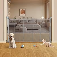 VEVOR Retractable Baby Gates for Stairs, Extends up to 60