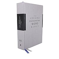 NKJV, Lucado Encouraging Word Bible, Cloth over Board, Gray, Comfort Print: Holy Bible, New King James Version NKJV, Lucado Encouraging Word Bible, Cloth over Board, Gray, Comfort Print: Holy Bible, New King James Version Hardcover