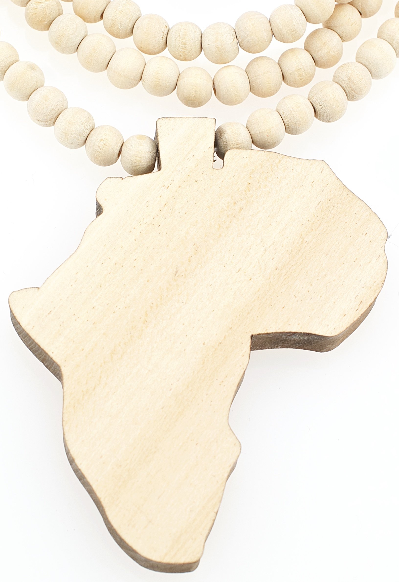 GWOOD Africa Lion Good Wood Replica Pendant 36 Inch Long Necklace