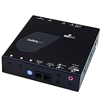StarTech.com 4K HDMI over IP Receiver for ST12MHDLAN4K - 4K Receiver - HDMI Over Cat6 - 4k AV Receiver (ST12MHDLAN4R) Black