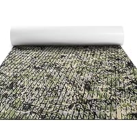 Boat Flooring EVA Foam Boat Decking Camo Marine Flooring Self-Adhesive Boat Mat Boat Carpet for Motorboat RV Yacht Kayak Surfboard 94.5