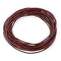 TheBeadChest 1.0mm Brown Round Leather Cord (15ft)