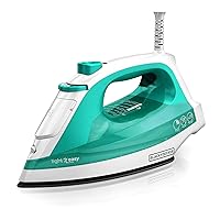 Light 'N Easy Compact Steam Iron, Turquoise, IR1010