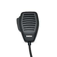 Uniden BC645 4-Pin Microphone replacement for CB Radios, Comfortable Ergonomic Design, Rugged Construction, Clear Quality Sound, Built for the Professional Driver, Black